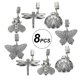 thumbnail image 3 of 2025 Tablecloth Weights Metal Table Clip Pendant 8Pcs Antique Butterfly Weights Clip compatible Outdoor Garden Party Picnic Camping Table_Special Gift, 3 of 4