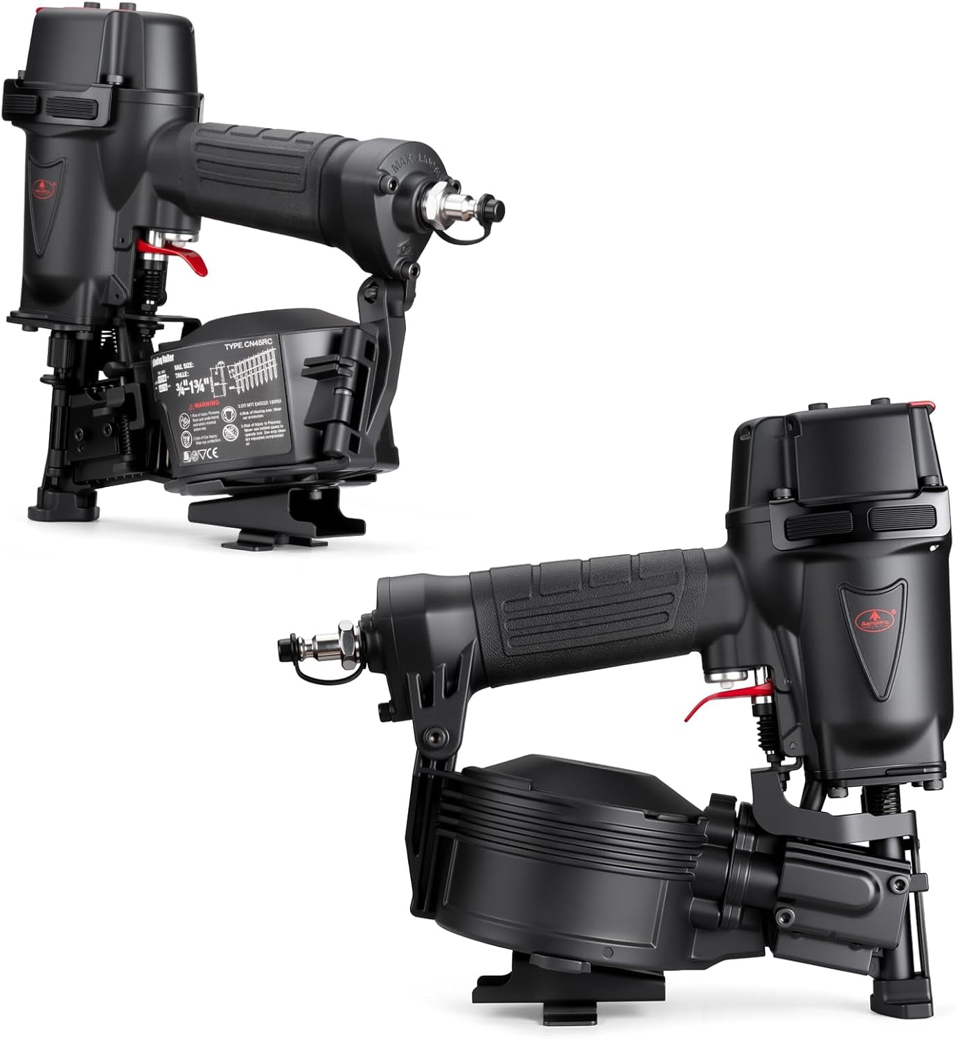AEROPRO TOOLS Roofing Nailer 15 Degree Coil Roofing Nails 3/4-Inch up to 1-3/4-Inch CN45RC