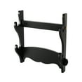 thumbnail image 1 of 2 Layers Wall Mounted Detachable Collection Storage Rack Display Shelf Sword Holder Organizer (Black), 1 of 8