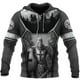 thumbnail image 3 of Sudadera con capucha de los Caballeros Templarios con estampado 3D para hombre, jerseys de gran tamaño con gráfico cruzado, sudaderas con capucha casuales de manga larga, ropa de calle, 3 of 5