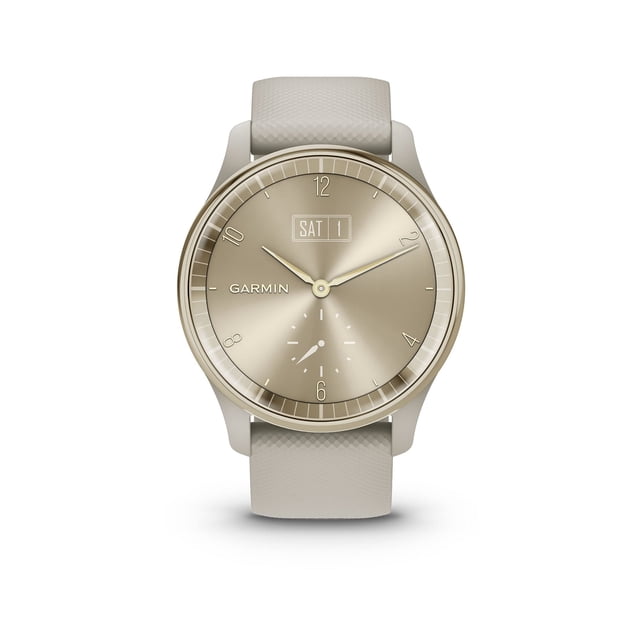 Reloj inteligente Garmin vívomove Trend Cream Gold de acero inoxidable