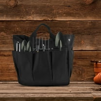 Masteelf Portable Tote Gardening Kit Garden Tool Storage Bag Miss Woman 31.5X31.5CM Black