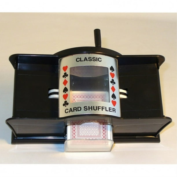 classic game collection manual card shuffler walmart
