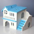 thumbnail image 5 of QUSENLON Hamster House Small Animal Hideout Plastic Villa Chew Toy for Guinea Pig Gerbil, 5 of 11
