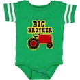 thumbnail image 3 of Inktastic Red Tractor Big Brother Boys Baby Bodysuit, 3 of 5