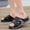 Gray, variant on Unisex Color‑block Hollow‑out Sport Platform Slide Sandals, Soft EVA Non‑slip Open‑toe Slip‑on Summer Indoor Outdoor Casual Slippers Light Blue C
