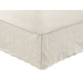 thumbnail image 1 of Greenland Home Paisley Quilted Bed Skirt, Ivory, Full, 1 of 4