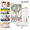 thumbnail image 6 of Yayeee 100% Cotton Hand Towels for Bathroom 16" x 28" Kitchen Towel, Winter Goose Scarves, 6 of 7