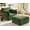 Green, variant on JULY'S SONG 24.5" Deep Seat Accent Chair, Modern Sofa Chairs in Living Room, Upholstered Oversized Chair with Detachable Cover & Removable Backrest, Terracotta