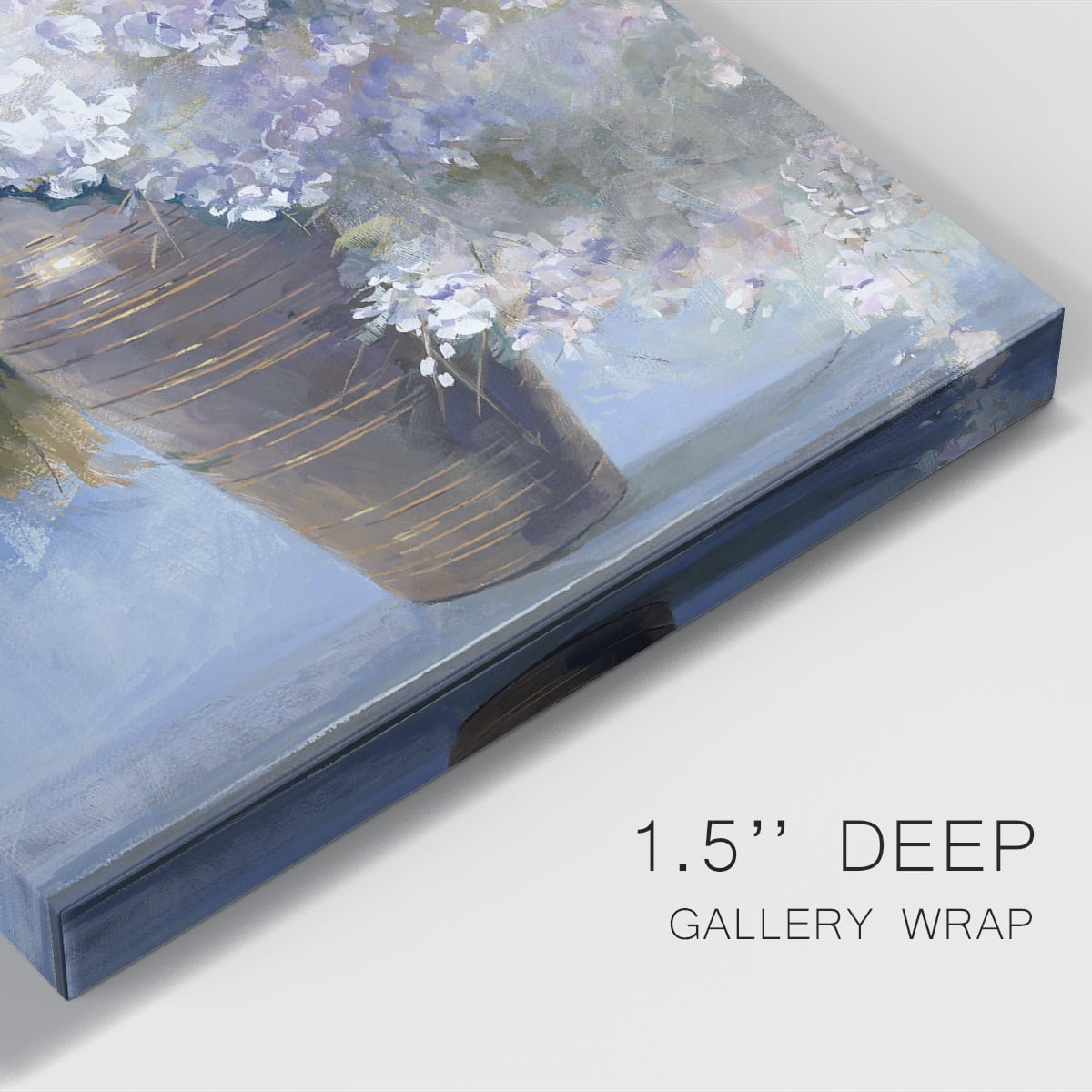 Lavender Explosion Revisited Premium Gallery Wrapped Canvas - Ready to Hang