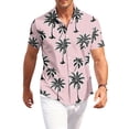 thumbnail image 2 of HAJWOH Hawaiian Shirt for Men Casual Button Down Short Sleeve Summer Beach Shirts Loose Fit Floral Print Tropical Tops, 2 of 7