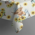 thumbnail image 5 of Gray Highland Cow Bathtub Sunflower Pattern Square Tablecloth,Waterproof Square Table Cover,Wipeable Spillproof Washable Table Cover for Home Kitchen Party Decor 42"X42"(107x107cm), 5 of 6