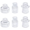 thumbnail image 1 of Portavelas Vixdonos de cristal transparente (6 unidades), 1 of 7