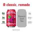 thumbnail image 3 of Halfday Prebiotic Raspberry Iced Tea, 6g Fiber, 3g Sugar, 35 Cal, 12 fl oz, 3 of 5