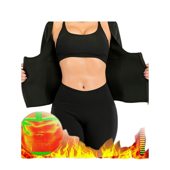 Women Hot Thermo Shaper T Shirt Sauna Suit Waist Cincher Trainer Neoprene Shirt for Sport Workout Weight Loss Corset Hot Body Shaper Top