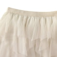 thumbnail image 5 of Besolor Tulle Skirt for Women Casual Elastic High Waist Mesh Layered A-Line Cocktail Party Prom Mini Skirts, 5 of 7