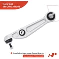 thumbnail image 5 of A-Premium Front Lower Control Arm with Ball Joint Compatible with Tesla Y 2020 2021 2022 2023, Sport Utility, 5 of 8
