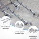 thumbnail image 2 of Uxcell 4-Pack Abrazaderas de Cable, Clip de Cable de Acero Inoxidable M6, Perno en U, Sujetador de Abrazaderas de Cable, 2 of 6