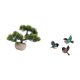 thumbnail image 5 of Árbol bonsái artificial,Bonsái artificial para decoración de escritorio o interior,Bonsái artificial,planta falsa en maceta.,Colgante de pared con forma de pájaro,Arte de pared de, 5 of 8