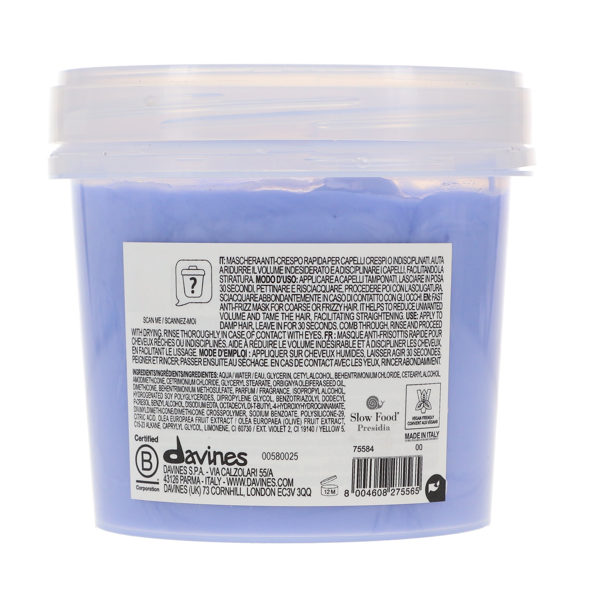 Davines LOVE Smoothing Instant Mask 8.91 oz
