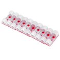 thumbnail image 3 of 20Pcs Wire Clamp Self adhesive Line Cable Clip Buckle Fastener Desktop Organizer(White ), 3 of 14