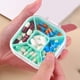 thumbnail image 1 of Travel Vitamin Organizer 5 Compartments Portable Vitamin Organizer Small And Unique Shape Easy To Carry Large Space Capacity Suitable For Outdoor Travel, 1 of 6