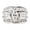 silver, variant on Promise Rings for Couples,Fluid Design Wedding Bands for Couples,Oxidation-Repelling Couples Rings,Rosegold Plated