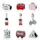 thumbnail image 2 of Abalorio de plata de ley 925 Original para viaje, autobús de Londres, abalorios para maleta de motocicleta, apto para pulseras Pandora, joyería Diy para mujer Dengxun unisex, 2 of 2
