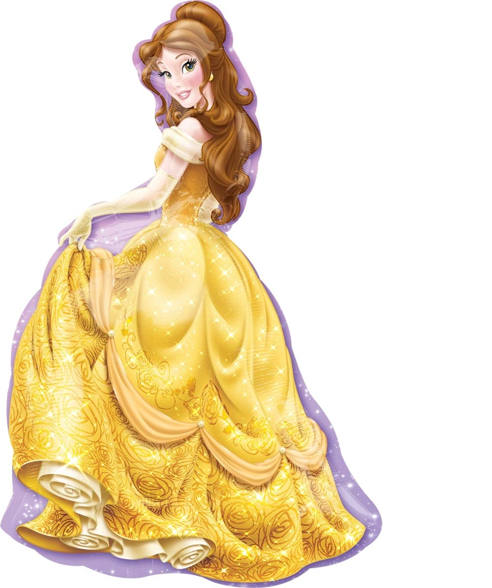 Beauty and The Beast Party Supplies Princess Belle 4th Birthday Balloon Bouquet Decorations