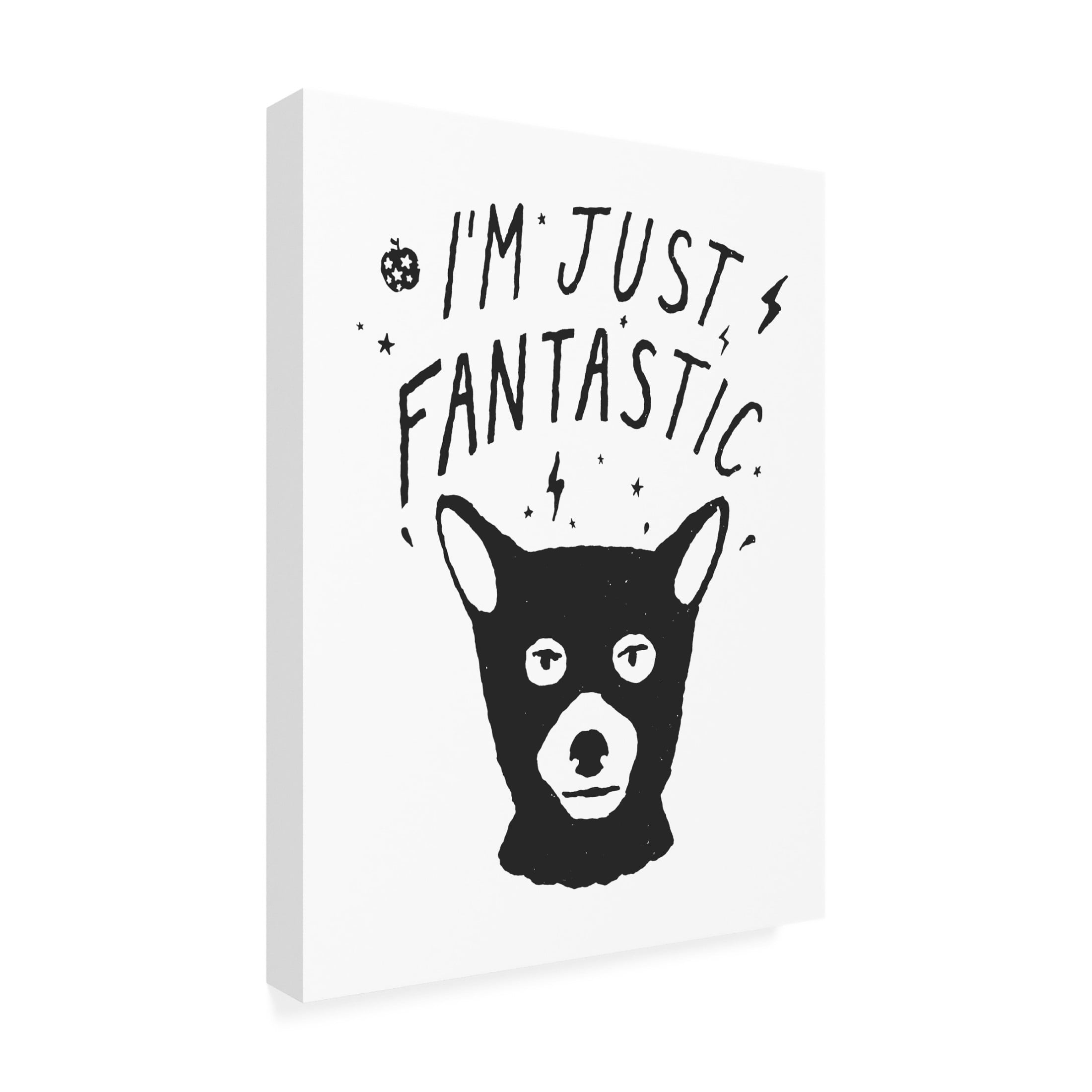 Trademark Fine Art Florent Bodart Im Just Fantastic Canvas Wall Art