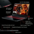 thumbnail image 6 of Acer Nitro 5 AN515-55-53E5 Gaming | Intel Core i5-10300H | NVIDIA GeForce RTX 3050 GPU | 15.6" FHD 144Hz IPS Display | 8GB DDR4 | 256GB NVMe SSD | Intel Wi-Fi 6 | Backlit Keyboard, 6 of 6