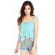 thumbnail image 1 of Aeropostale - Camiseta sin mangas para mujer, color verde, pequeña Aeropostale  Cami, 1 of 2
