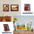 thumbnail image 3 of 8x10 Picture Frame, 4 Pack Woodgrain Wider Frames, Display Pictures 5x7 with Mat or 8x10 Without Mat, Picture Frames Collage Wall Decor or Table Top Display, Multicolour, 3 of 4