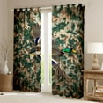 thumbnail image 2 of jejeloiu Rustic Camo Black Out Curtains,Mallard Duck Curtains Pack of 2 (42x63 Each),Green Brown Bedroom Curtains For Teens,Luxury Bedroom Decor, 2 of 6