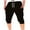 Black, variant on Pants for Men Summer Men Gym Workout Jogging Middle Pants Fit Elastic Casual Sportswear Mens Workout Pants
