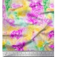 thumbnail image 1 of Soimoi Polyester Crepe Fabric Watercolor Women Face Face Fabric Prints by Yard 42 Inch Wide, 1 of 1