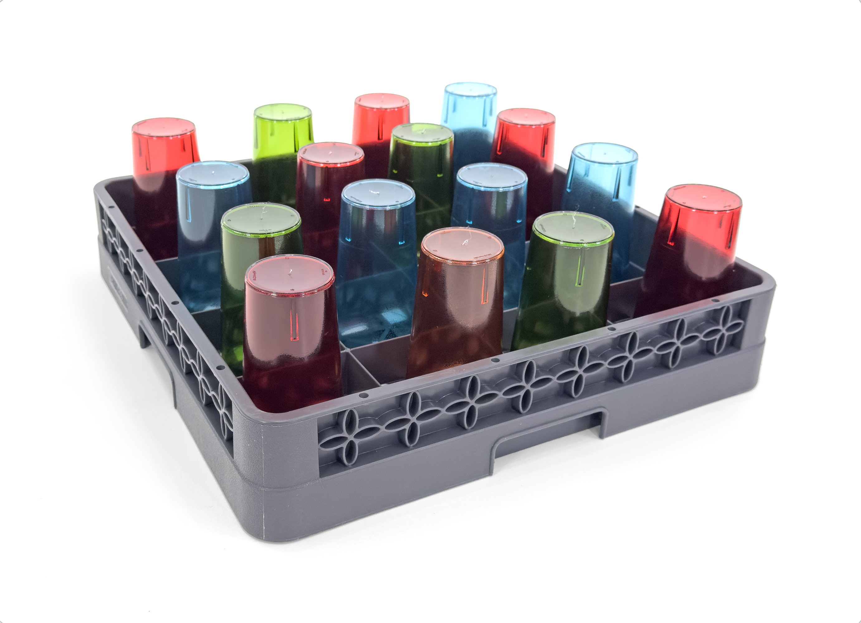Glass Rack 16 Compartment Commercial Dishwasher Glass Rack.