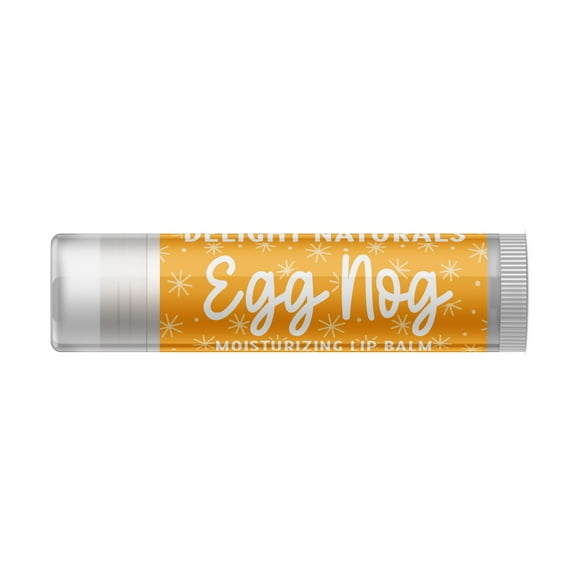 Delight Naturals Jumbo Lip Balm - Merry Christmas Egg Nog