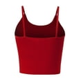 thumbnail image 4 of FashionMille Women Workout Yoga Spaghetti Strap Tank Camisole Crop Tank Top, 4 of 5