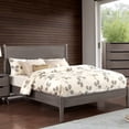 thumbnail image 2 of Furniture of America Solid Wood Queen Platform Bed with 10-Inch Memory Foam Mattress, Gray, 2 of 10