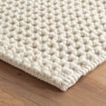 thumbnail image 2 of Dash & Albert Hooper Handwoven Wool Rug, 10' x 14', Ivory, 2 of 6