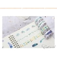 thumbnail image 4 of Washi Tape Set 4 Rollos 30mm 15mm 5mm Ancho Decorativo Colorido Cinta Adhesiva Cinta Adhesiva Adhesi Tomshoo  Vida vegetal, 4 of 7