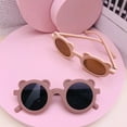 thumbnail image 3 of FOCUSNORM Lunettes de Soleil pour Enfants, Monture Ronde pour Garçons et Filles, 3 of 8