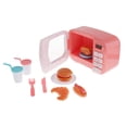 thumbnail image 4 of Mini horno microondas eléctrico para niños en edad preescolar, juego de rol, juguete de simulación Rosado, 4 of 9