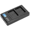 thumbnail image 3 of LCD Display ABS LCD Display Screen Battery , Durable Battery Double  , For Camera Battery Hiking Travel Outdoor, 3 of 8