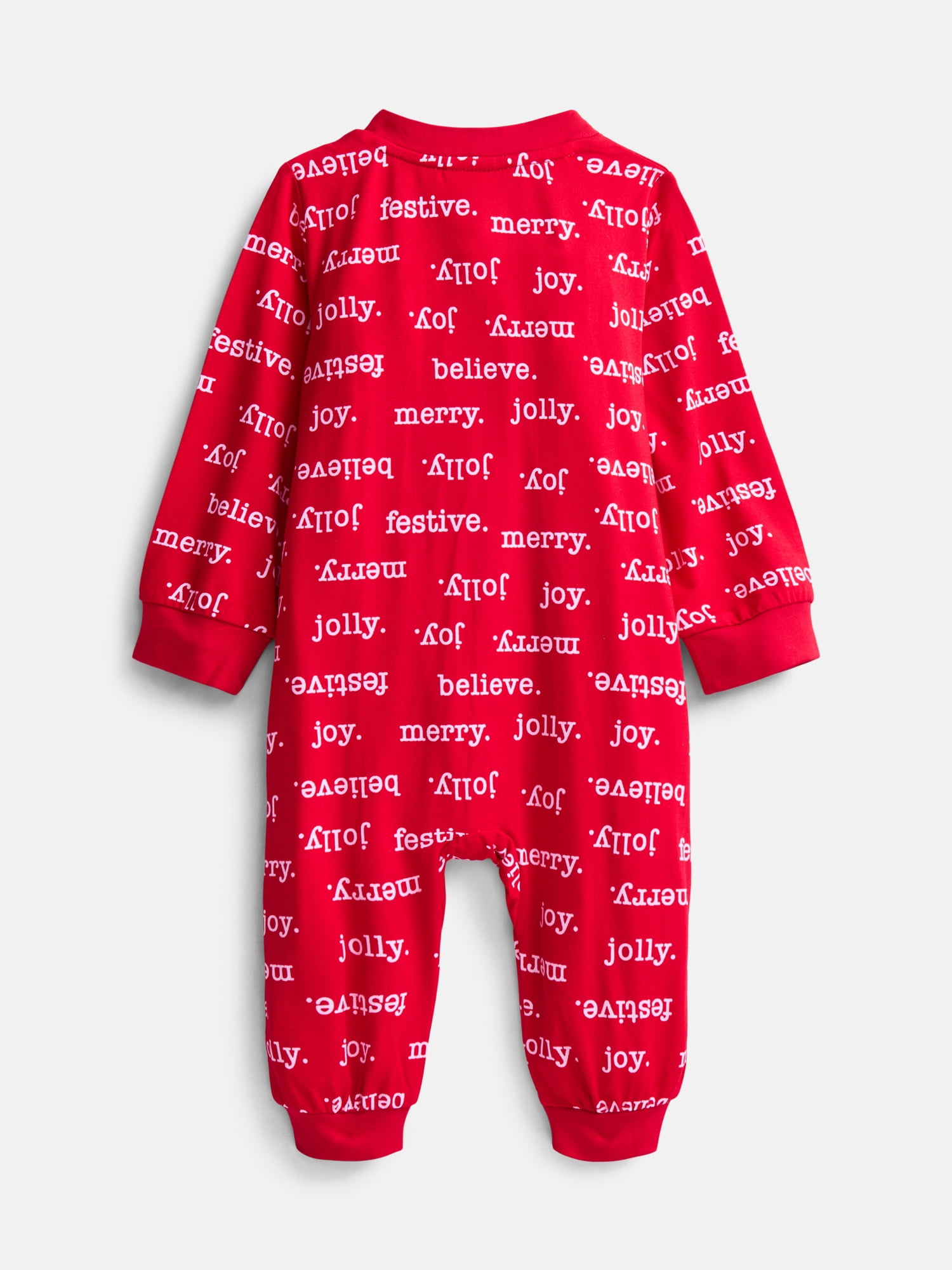 Holiday Time Matching Family Sleepwear Unisex Baby One-Piece Pajamas, Sizes 6M-18M