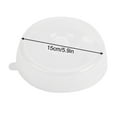 thumbnail image 3 of Jierger Microwave Splatter Cover for Food, BPA-Free Steam Vents Microwave Plate Cover with Easy-Grip Handle, Fruit Drainer Basket for Dishwasher Safe & Refrigerator (Diameter 5.9inch), 3 of 6