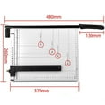 thumbnail image 3 of 1Set Office Paper Shredder with Abs Plastic for Home Users 32.00X27.00X4.00CM, 3 of 5