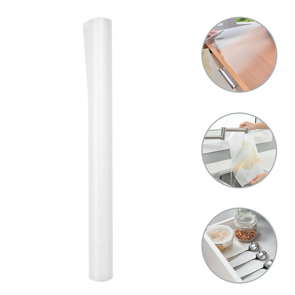STRANDCHIC EVA White Protective Drawer Liner for Home Shelves, Tables, Cabinets, and Kitchen Storage