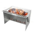 thumbnail image 3 of Rupoun Camping Wood Burning Stove Outdoor Portable Folding Stainless Steel Backpacking Cooking Stove with Grill Plate for Hiking Picnics Survival BBQ, 3 of 6